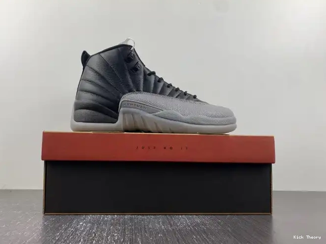 Kick Theory Jordan Air 12 Wolf Black Grey CT8013-019 0507